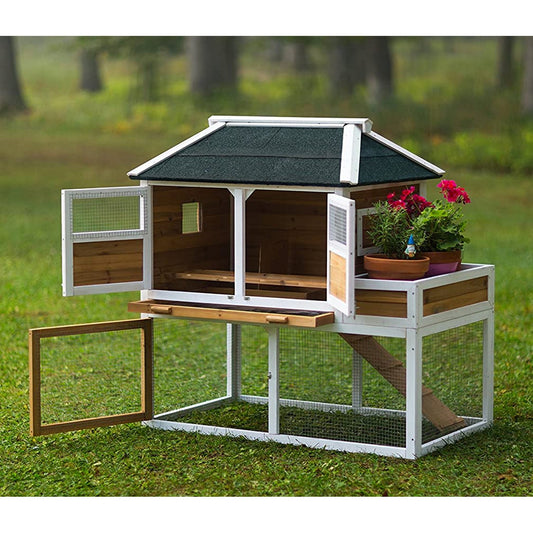 Prevue Pet Products 4701 Chicken Coop With Herb Planter