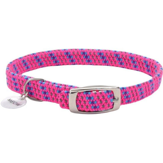 Coastal Pet Elastacat Reflective Safety Collar With Charm Pink - Small (neck: 8-10in.)