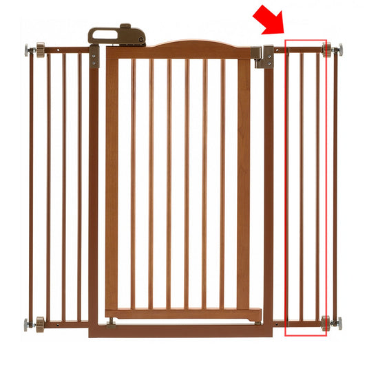 Tall One-touch Gate Ii Extension In Brown