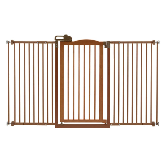 Tall One-touch Gate Ii Wide In Brown