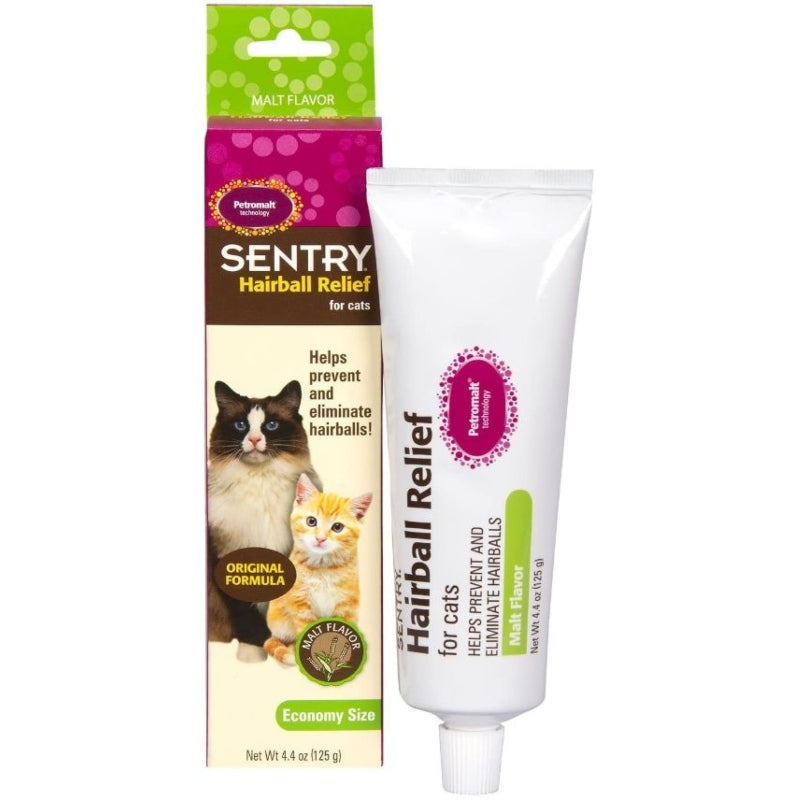 Sentry Petromalt Hairball Relief - Liquid Original Flavor - 4.4 Oz