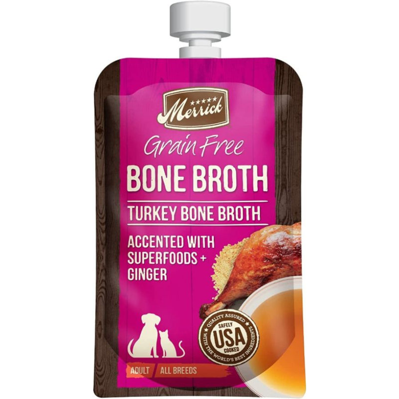 Merrick Grain Free Bone Broth Turkey Recipe - 7 Oz