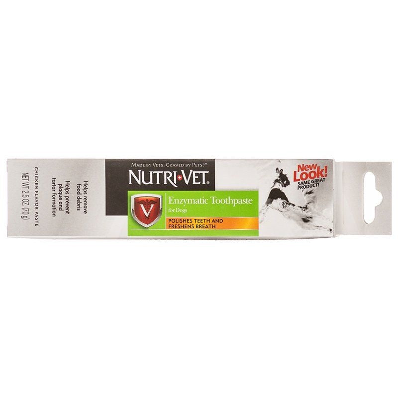 Nutri-vet Enzymatic Toothpaste For Dogs - 2.5 Oz