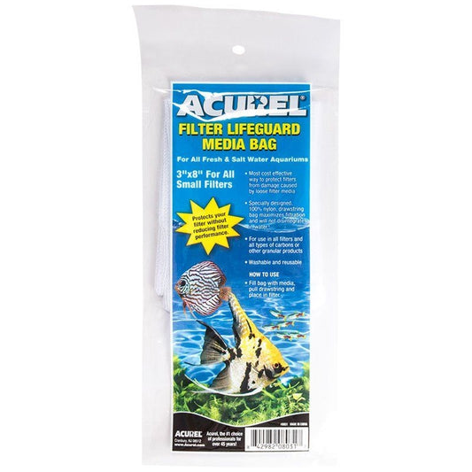 Acurel Filter Lifeguard Media Bag With Drawstring - 8" Long X 3" Wide