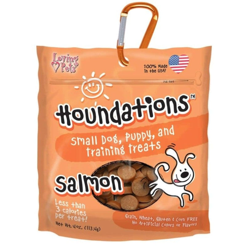 Loving Pets Houndations Training Treats - Salmon - 4 Oz