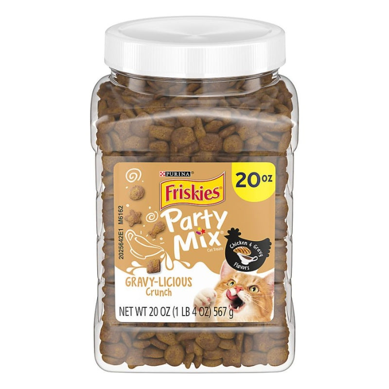 Friskies Party Mix Crunch Treats Gravy-licious - 20 Oz