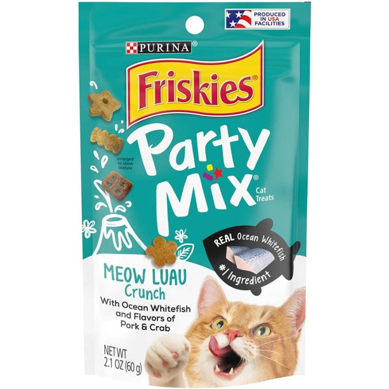 Friskies Party Mix Crunch Treats Meow Luau - 2.1 Oz