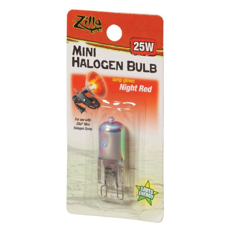 Zilla Mini Halogen Bulb - Night Red - 25w