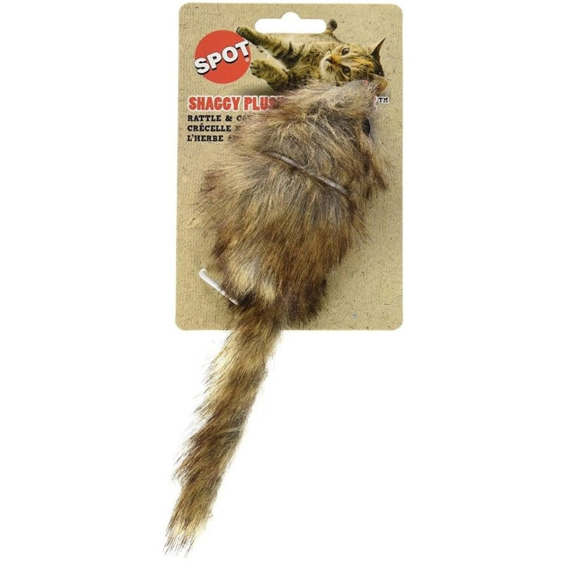 Spot Fur Mouse Cat Toy - Assorted - 4.5in. Long
