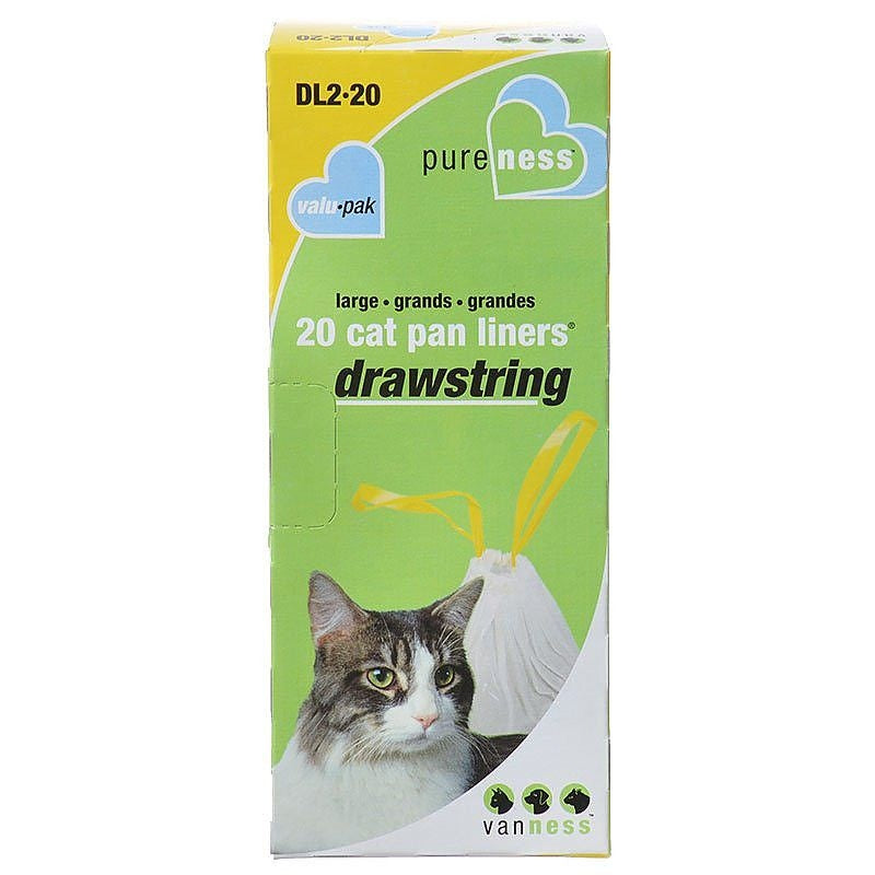 Van Ness Drawstring Cat Pan Liners - Large (20 Pack)