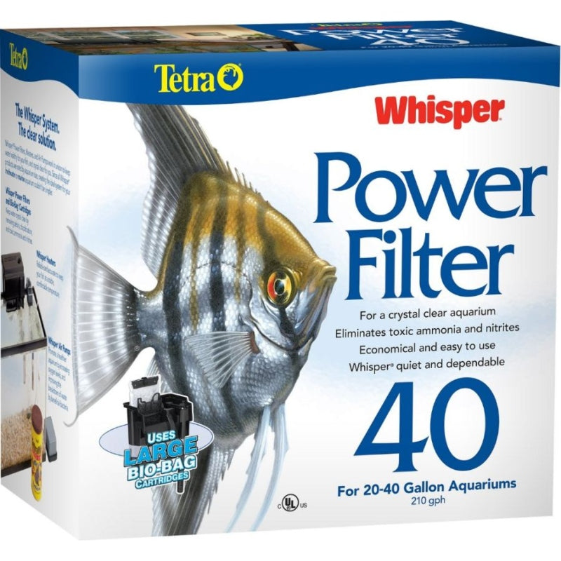 Tetra Whisper Power Filter For Aquariums - Pf-40 (20-40 Gallon Aquariums)