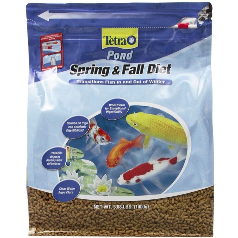 Tetra Pond Spring & Fall Diet Fish Food - 3 Lbs