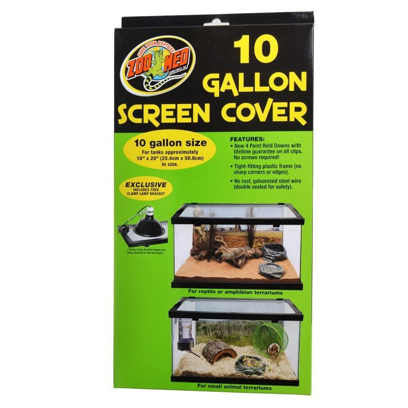 Zoo Med 10 Gallon Screen Cover 20" X 10" - 1 Count