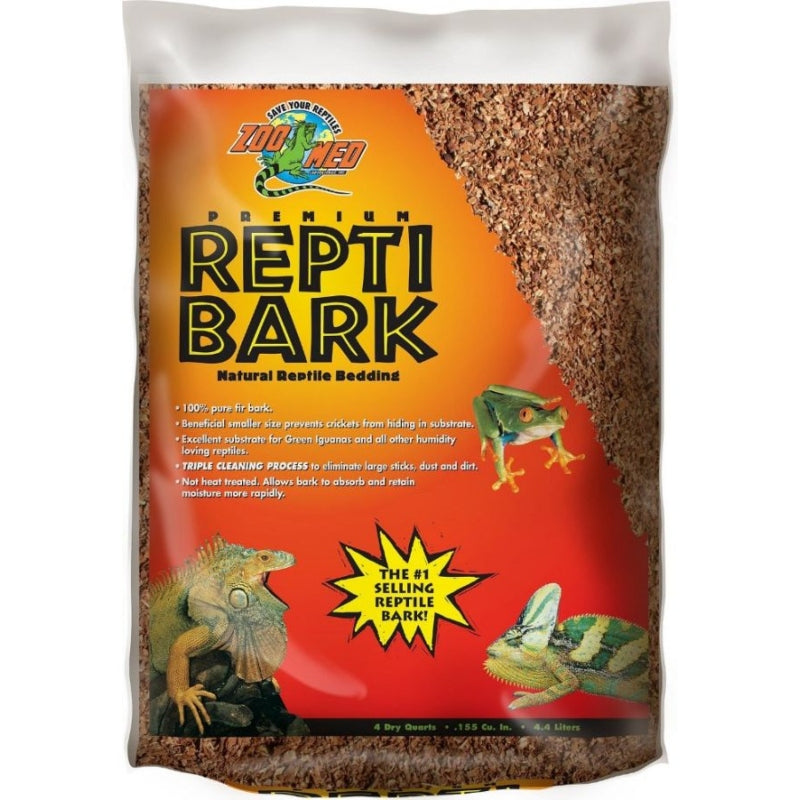 Zoo Med Premium Repti Bark Natural Reptile Bedding - 4 Quarts