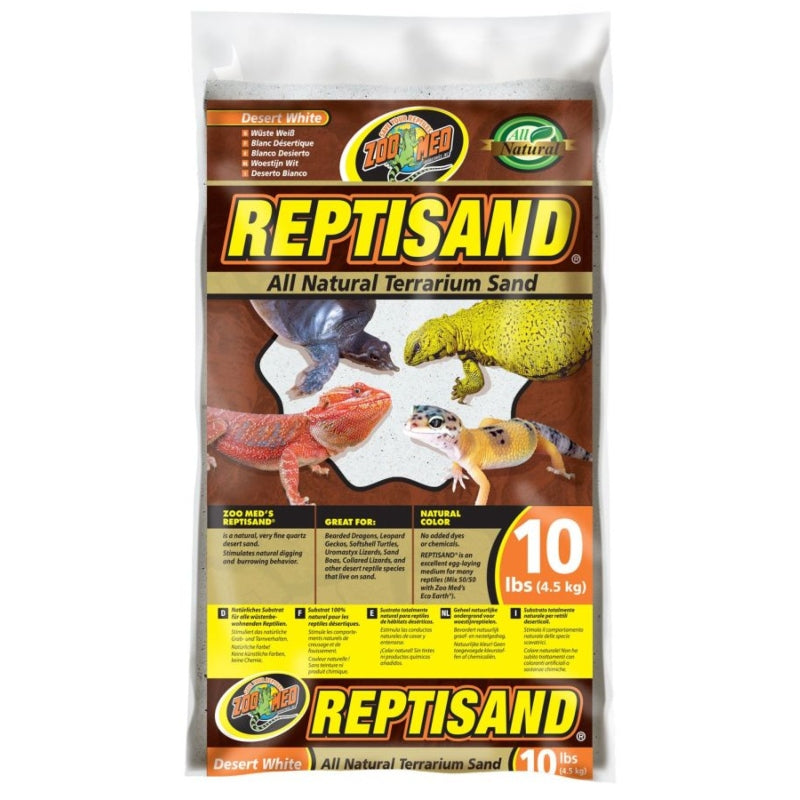 Zoo Med Reptisand Substrate - Desert White - 3 X 10 Lb Bags (30 Lbs Total)