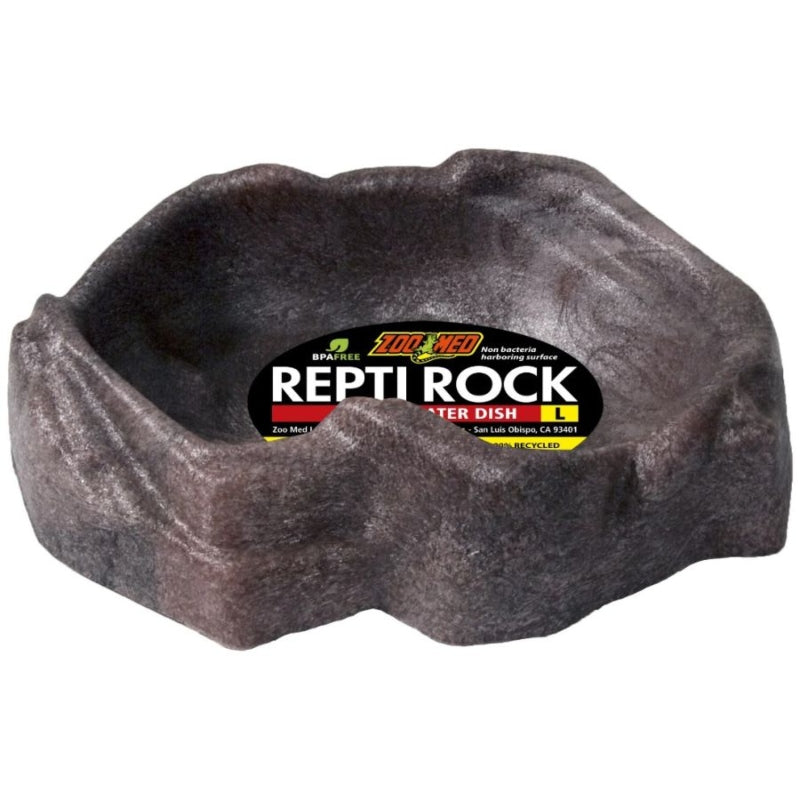 Zoo Med Repti Rock - Reptile Water Dish - Large (8.5" Long X 6" Wide)